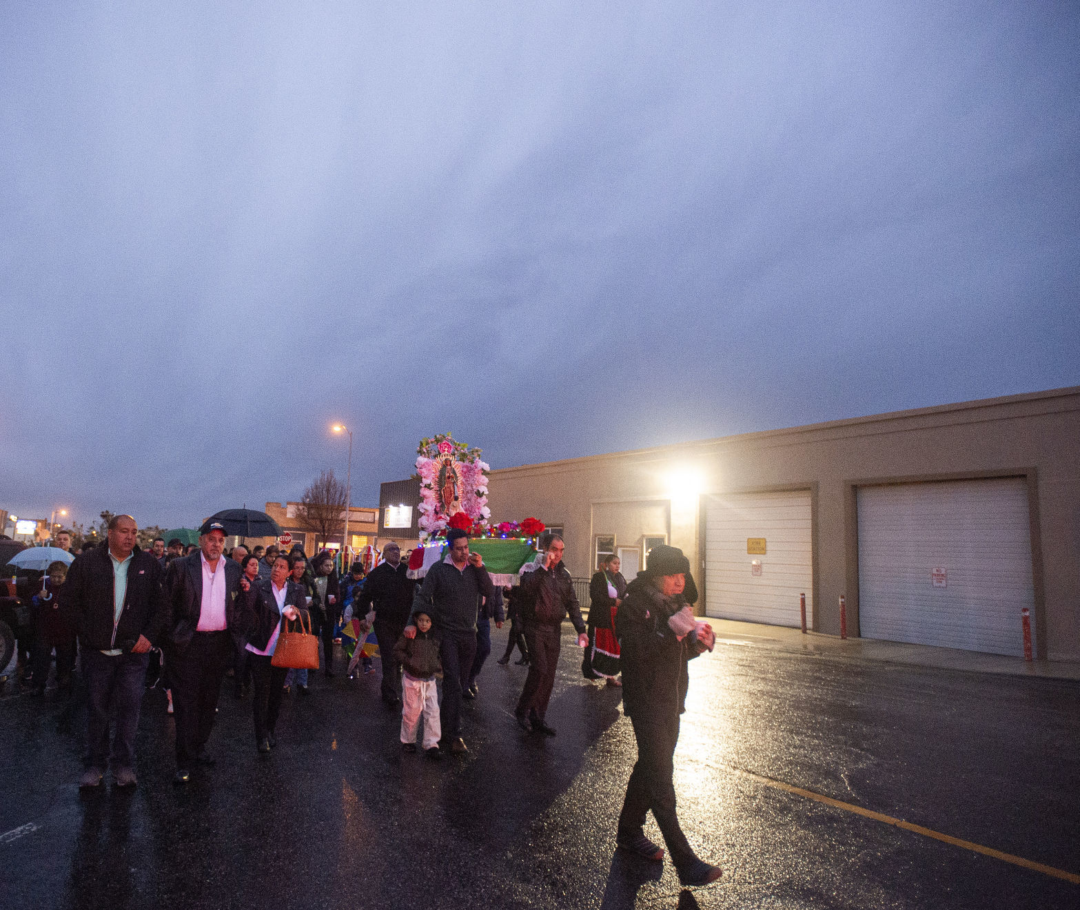 Feast of Guadalupe procession